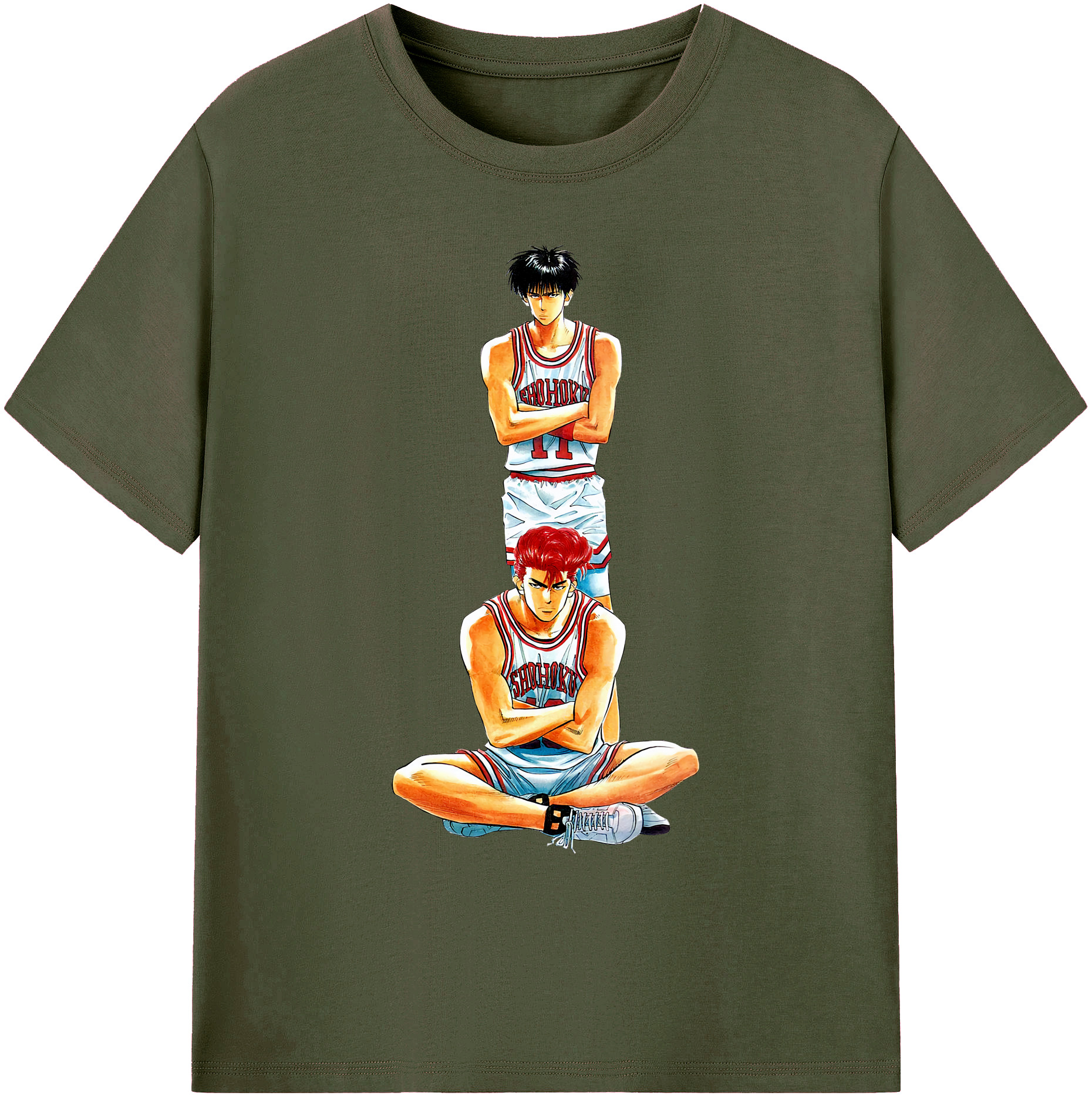 （画像用） SLAM DUNK／スラムダンク 綿100％ メンズ半袖Tシャツ｜肌触りやわらか＆通気性
